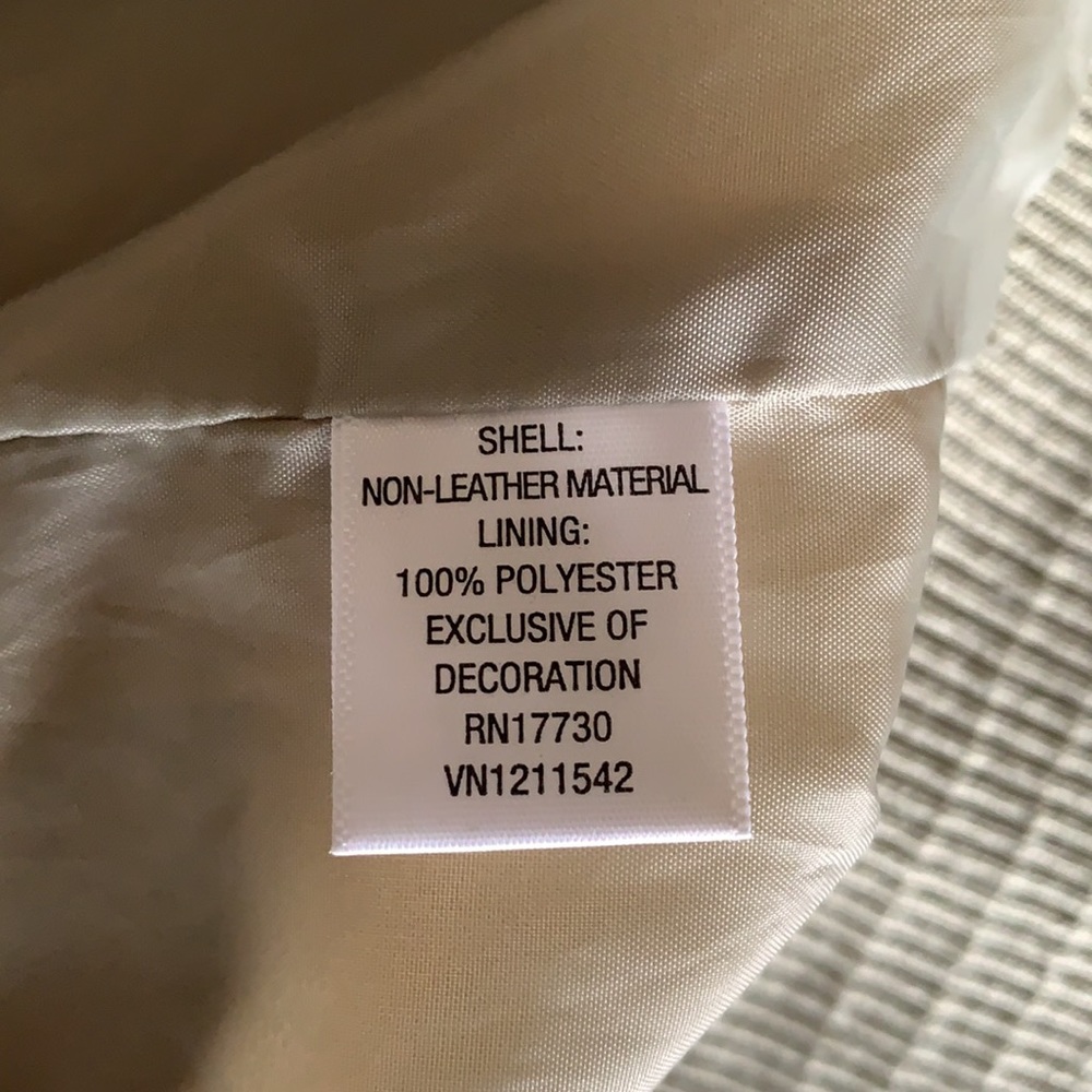 $5 Faux Leather Bomber Jacket - Picture 13 of 14